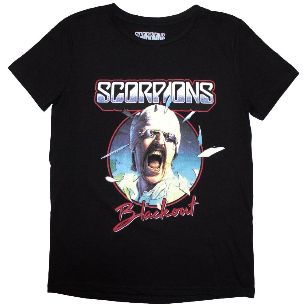 Scorpions - Blackout Tour '82 Tshirt Femme - Noir